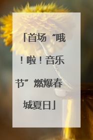 首场“哦！啦！音乐节”燃爆春城夏日