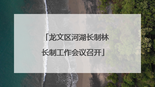 龙文区河湖长制林长制工作会议召开