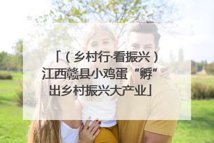 （乡村行·看振兴）江西赣县小鸡蛋“孵”出乡村振兴大产业