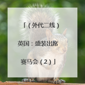 （外代二线）英国：盛装出席赛马会（2）