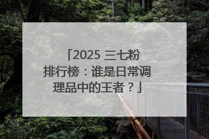 2025 三七粉排行榜：谁是日常调理品中的王者？