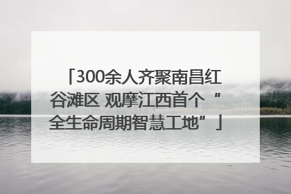 300余人齐聚南昌红谷滩区 观摩江西首个“全生命周期智慧工地”