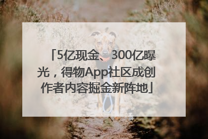 5亿现金、300亿曝光，得物App社区成创作者内容掘金新阵地